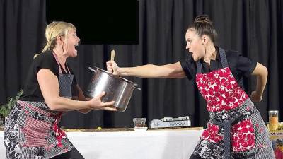 “Stone Soup Cooking Class, written and performed by Tannis Kowalchuk and Jess Beveridge, March 19 (Photo provided)