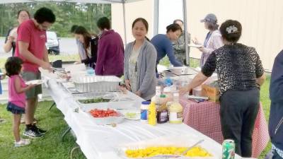 A spread for veterans (Photo by Ken Hubeny Sr.)