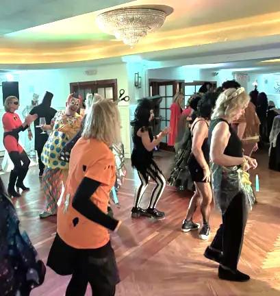 The dance floor at last year’s Milford Masquerade.