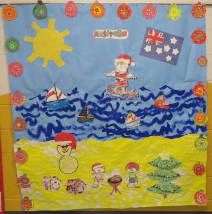 Students deck the hall with 'Holidays Around the World' theme