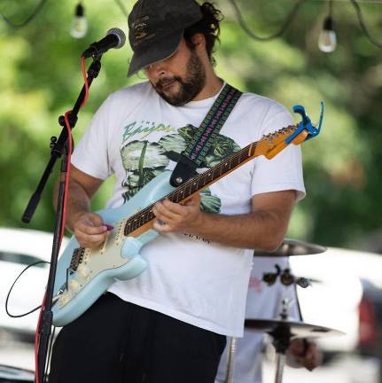 Milford Presents Music Fests hosts Pedro DePaula at the Log Tavern Brewing Co. for an evening of guitar jams on June 19