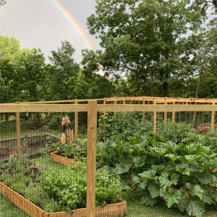 The Landmark Inn’s garden features and abundance of freshly grown produce, which the restaurant uses in its dishes.