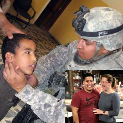 Steven Alonzo of Tuxedo Park served in the U.S. Army from 2004 to 2015 and said his experience with the VA has been mostly positive. Provided photos.