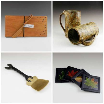 Works by Peters Valley artists (Facebook photo)