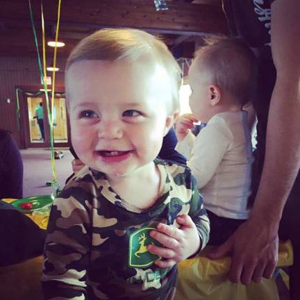 Photo, Melissa Howard of Matamoras &quot;Hi everyone! My name is Tanner, and I am the happiest little man!&quot;