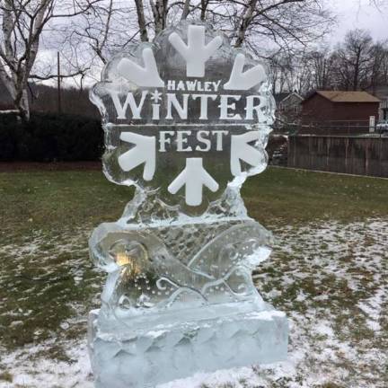 Ice sculpture at a previous Winterfest (Photo provided)