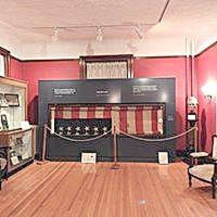 The Columns Museum has the flag from the theater where Abraham Lincoln was assassinated. His blood was on the flag.