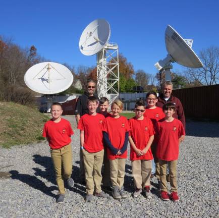 In back (from left): Mr. John Snure, Mr. Kevin Moscatiello; middle: Logan Long, Townes Markwalter; front: Colin Anderson, Johnny Llewellyn, Joe Germaine-Norton, Connor Giblin, Gideon Yost (Photo by Peg Snure)