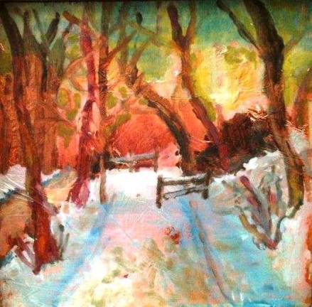 “Winter Scene” by Claudine Luchsinger