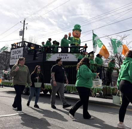 Iron Valley Real Estate’s float earned the distinction of Best Design.