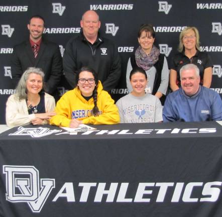 Senior volleyball setter Karley May signs with Misericordia University