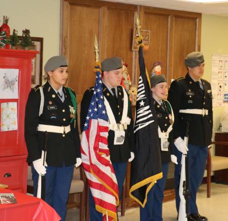 The Minisink High School Army JROTC Color Guard (Photo provided)