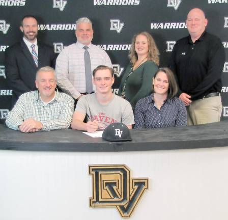 DV baseball pitcher Aedan Walter signs with Lock Haven University