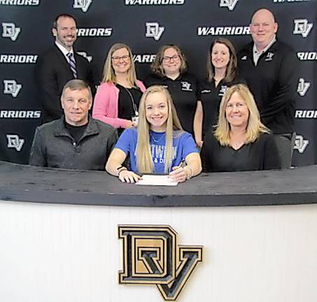 Senior swimmer Shannon Deignan signs with Hartwick College