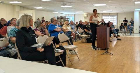 Delaware Township Board of Supervisors holds open forum on proposed transmission line project