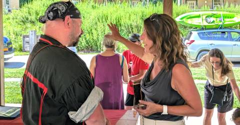 Lenape Nation of Pa., Rep. Probst sign Treaty of Renewed Friendship