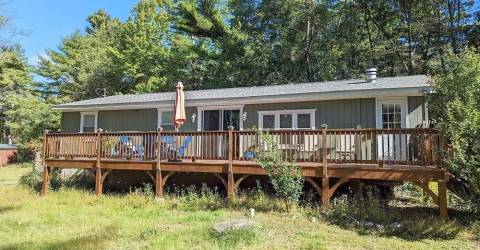 Light-filled and updated ranch on quiet country road