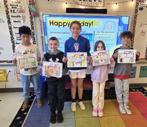 L-R: Jesse Montero, Gabriel Jayne, Mila Gonzalez, Julie Oliver and Rocco DeLauro