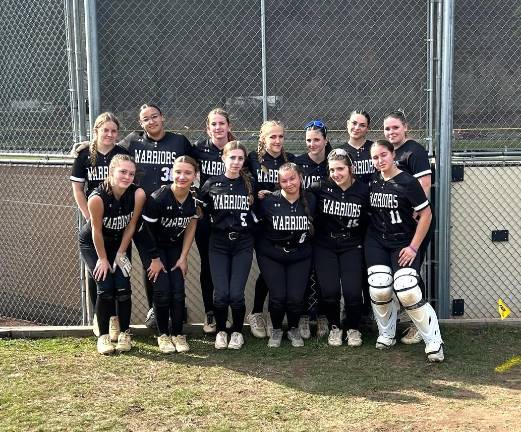 Delaware Valley High School softball team.