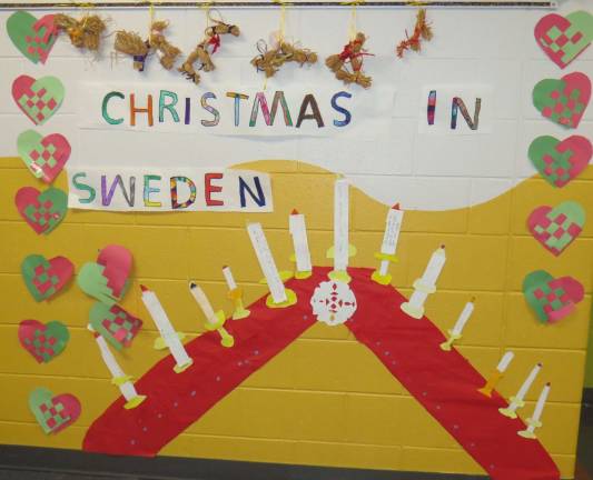 The upper level (grades 3 to 5) winner was Sweden, from Mrs. Genovese’s fourth-grade class