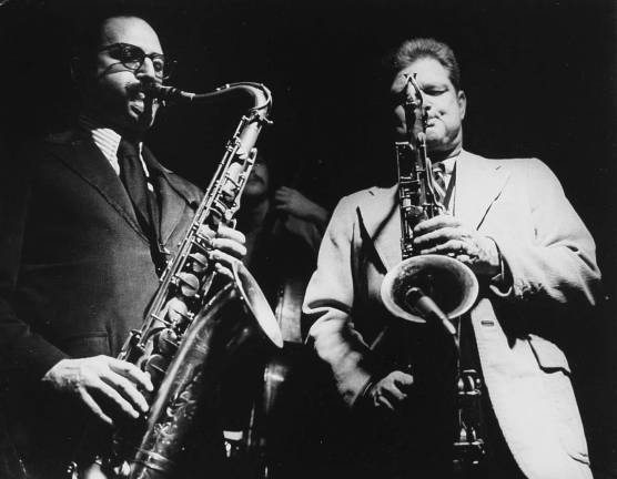 Al Cohn and Zoot Sims perform together (Photo provided)