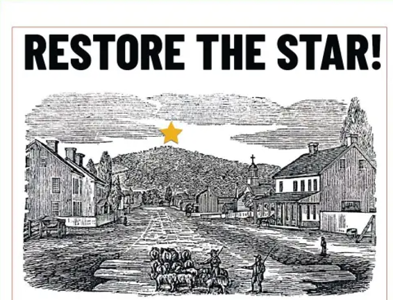 Promotional image from the “Restore the Star!” campaign.