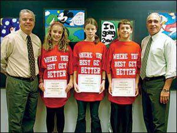 Students of the Month at Dingman-Delaware