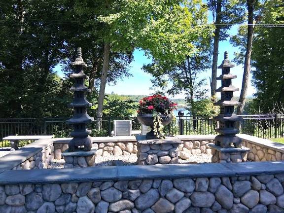 Members of the Milford Garden Club spent two days completely refurbishing and renovating the landscape at Barckley Park.