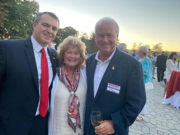 Jim Bognet with Supporters Pam and Scott Kavlick