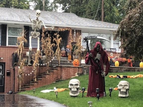 Trick or treat at this house on Main Street near Clarkson Street in Newton, N.J., only if you dare. (Photo by Kathy Shwiff)