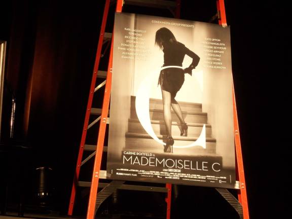 Poster for &quot;Mademoiselle C&quot;, one of 14 films to be shown on the main stage during the Black Bear Film Festival. (Photo by Charles Reynolds)