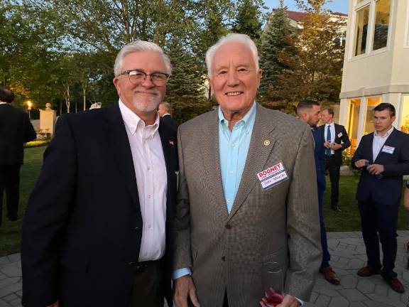 Pike County Commissioner Matt Osterberg and Duke Schneider