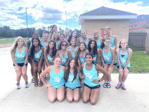 Members of the Delaware Valley High School field hockey team.