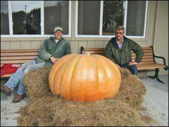 The Great (organically grown) Pumpkin at PEEC-A-Boo'