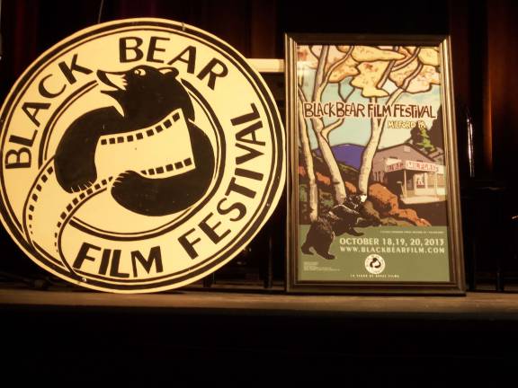 Logos for the 14th Annual Black Bear Film Festival. (Photo by Charles Reynolds)
