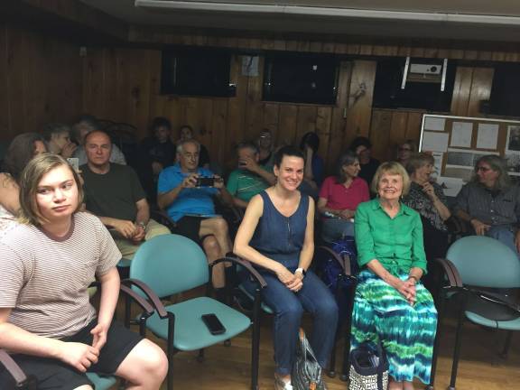The audience was engrossed by Fannie's story (Photo by Marilyn Rosenthal)