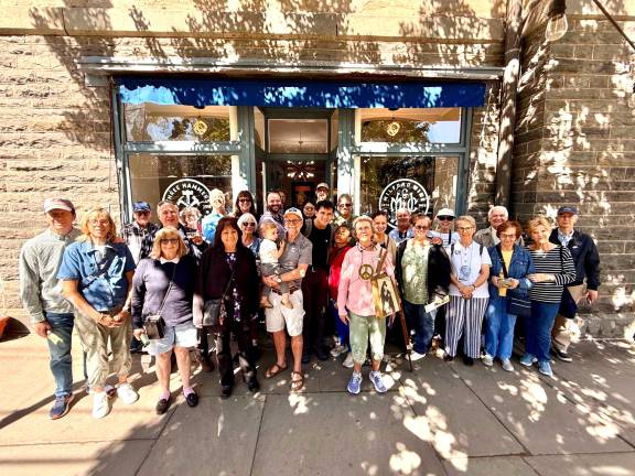 Participants on the 2025 Moveable Feast Tour.
