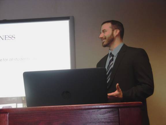 Delaware High School Principal Brian Blaum (Photo by Anya Tikka)