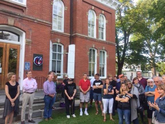 Photo of the vigil provided by Ed Gragert
