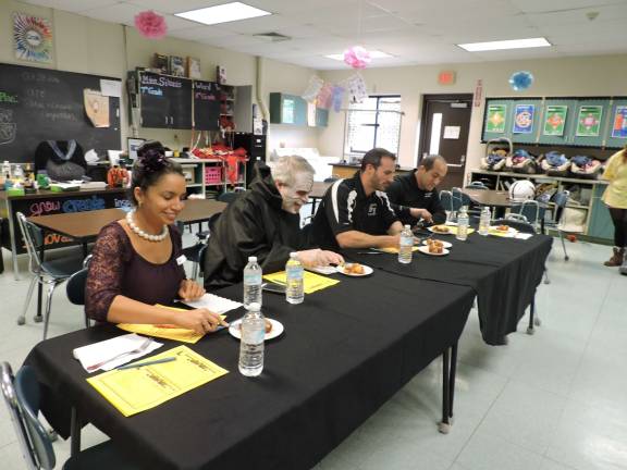 The panel of judges (from left): Raycharlyn Krasulski, Kevin Devizia, Brian Blaum, and Lou DeLauro (Photo provided)