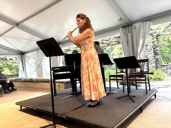 Allison Kiger at the Kindred Spirits concert at Grey Towers.