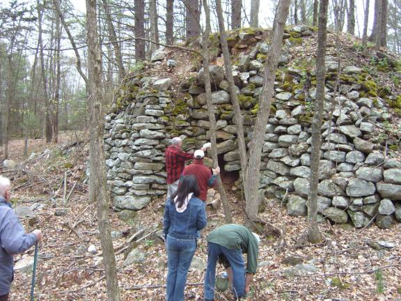 The remains of an ancient lime kiln (Photo provided)