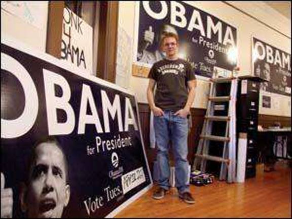 Young Obama supporter shopped around first