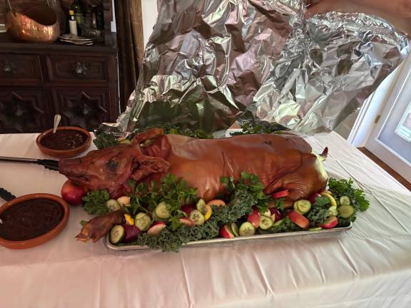 The well-dressed pig