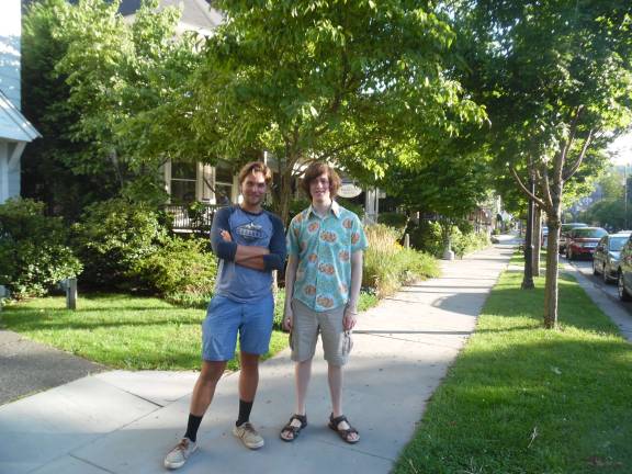 Elias Johnson (left) and Fernando Irizarry (Photo by Anya Tikka)
