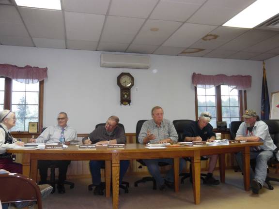 Milford supervisors (Photo by Anya Tikka)