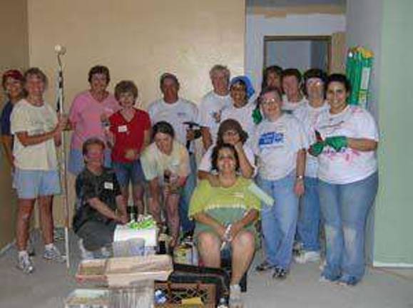 Another successful Habitat for Humanity Ladies' Painting Day