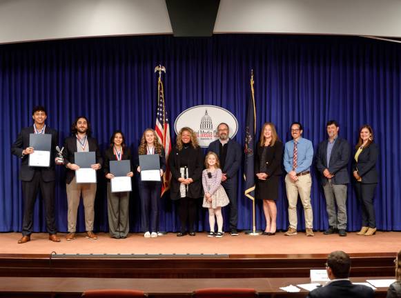 Ursinus College won this year’s Direct Effect Innovation Challenge. They were awarded on Nov. 12, 2025.