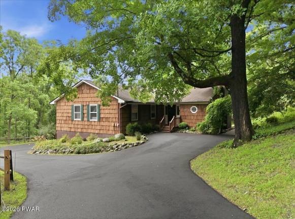 Stylish ranch in a great location offers privacy and convenience