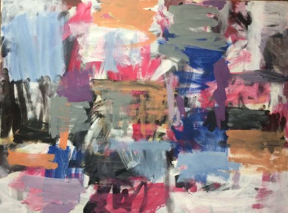 Lindsay Brown, acrylic